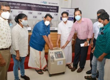 Oxygen concentrators were provided