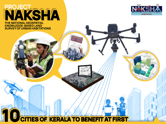 Naksha Project: Modern technology for collecting geospatial information in urban areas